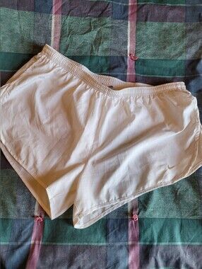 Nike White Running Shorts